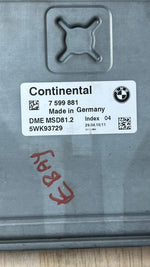 Bild in die Galerieansicht laden, BMW 3, 5 SERIES 5WK93729 MSD81.2 Engine Control Unit 7599881 ECU
