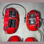 Bild in die Galerieansicht laden, Mercedes-Benz E63 W212 AMG E-Class Front \ Rear Brembo Red Brake Calipers Set