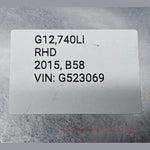 Bild in die Galerieansicht laden, 6819363-2016-2019 BMW 740i G11 G12 Surround View Camera Control Module OEM