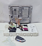 Bild in die Galerieansicht laden, BMW B47C20B F39 X2 ENGINE CONTROL UNIT DDE ECU SET 9886543 BOSCH