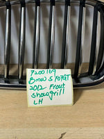 قم بتحميل الصورة إلى عارض الصور، BMW 5 Series GT F07 2009 Front Left Upper Bumper Grille Trim Chrome OEM 7200169