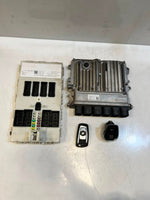 Load image into Gallery viewer, 2015 BMW 3' F30 LCI B48 320i Engine Control Unit ECU SET DME+FEM+1KEY 8663562