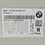Load image into Gallery viewer, BMW F10 F11 F20 F21 F22 F30 F31 Front Seat Control Module ECU 9257098 SM BA/M-H