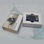Load image into Gallery viewer, Genuine BMW F40 G20 G30 Leather Key Case With Stainless Steel Clip 82292408819