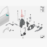 قم بتحميل الصورة إلى عارض الصور، BMW 3 G20 Front Right Door System Latch 5121 7445042 OEM