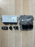 Load image into Gallery viewer, 2015 BMW F10 N55 Active Hybrid Engine Control Unit ECU SET DME+CAS4+1KEY 7643066