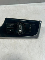 Bild in die Galerieansicht laden, BMW 5 Series F10 F11 Headlight Switch Panel Trim Driver Glossy 9166928 OEM