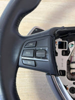 Load image into Gallery viewer, 2012 BMW 528i Steering Wheel 6102240 F10 F07 F01 5 Series and 7 Ser