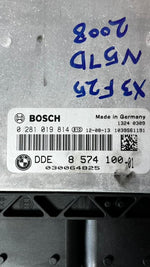 Load image into Gallery viewer, 2008 BMW X3 F25 N57D Engine Control Unit BOSCH 8574100 DDE SET WITH KEY