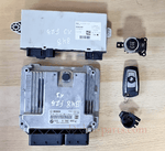 قم بتحميل الصورة إلى عارض الصور، BMW X3 F25 XDRIVE ECU Lockset B48 Automatic Ignition Key Module 8582886