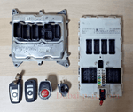 Load image into Gallery viewer, 2012 BMW F30 N20i Petrol Engine ECU FEM Kit with 2 Keys Auto OEM 7646763