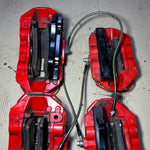 Bild in die Galerieansicht laden, Mercedes-Benz E63 W212 AMG E-Class Front \ Rear Brembo Red Brake Calipers Set