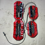 Bild in die Galerieansicht laden, Mercedes-Benz E63 W212 AMG E-Class Front \ Rear Brembo Red Brake Calipers Set