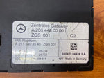 Load image into Gallery viewer, Mercedes-Benz Central Gateway Control Unit Module A2034450000 C-Class W203 OEM