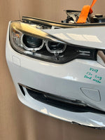 Load image into Gallery viewer, BMW F30 2012-2013 320d N47N Diesel Complete Front Nose Cut Bumper Xenon Headlights Grille OEM White