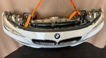 Load image into Gallery viewer, BMW F30 2012-2013 320d N47N Diesel Complete Front Nose Cut Bumper Xenon Headlights Grille OEM White