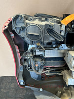 قم بتحميل الصورة إلى عارض الصور، BMW F20 2012 116i RED COMPLETE NOSE CUT WITH FRONT BUMPER HEADLIGHTS GRILLE OEM USED