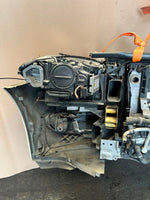 قم بتحميل الصورة إلى عارض الصور، BMW F10 2011 530i WHITE COMPLETE NOSE CUT FRONT BUMPER XENON DYNAMIC HEADLIGHTS GRILLE OEM USED