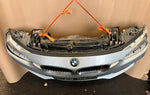 قم بتحميل الصورة إلى عارض الصور، BMW F30 2015-2017 318i LCI B38 3-CYLINDER FACELIFT COMPLETE NOSE CUT FRONT BUMPER LED HEADLIGHTS GRILLE OEM USED