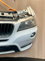 Load image into Gallery viewer, 2012 BMW X3 F25 Complete Front Nose Cut Headlights Grille Bumper OEM