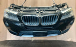 Load image into Gallery viewer, 2012 BMW X3 F25 xDrive20i N20 Complete Front Nose Cut Headlights Grille OEM