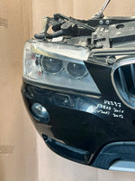 Load image into Gallery viewer, 2012 BMW X3 F25 xDrive20i N20 Complete Front Nose Cut Headlights Grille OEM