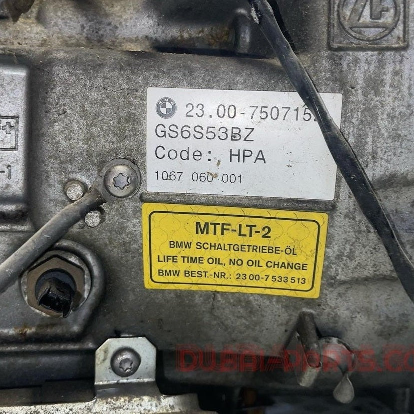 Bmw 2005 645i 650i N62 E63 7507152 Dual clutch GS6S53BZ
