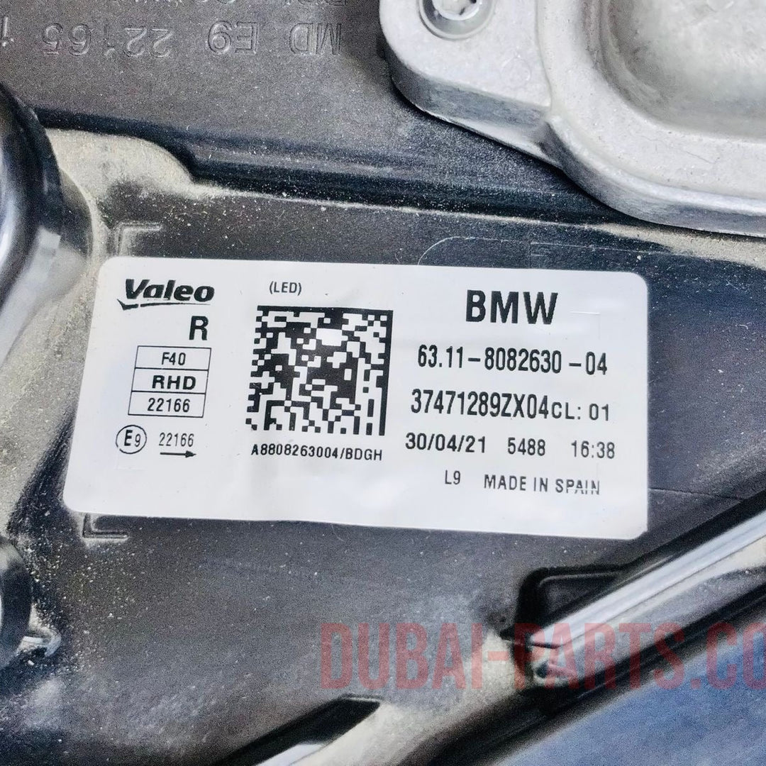 BMW 1 SERIES F40 FULL LED ADAPTIVE LEFT & RIGHT HEADLIGHT 8082630 8082629 COMPLETE