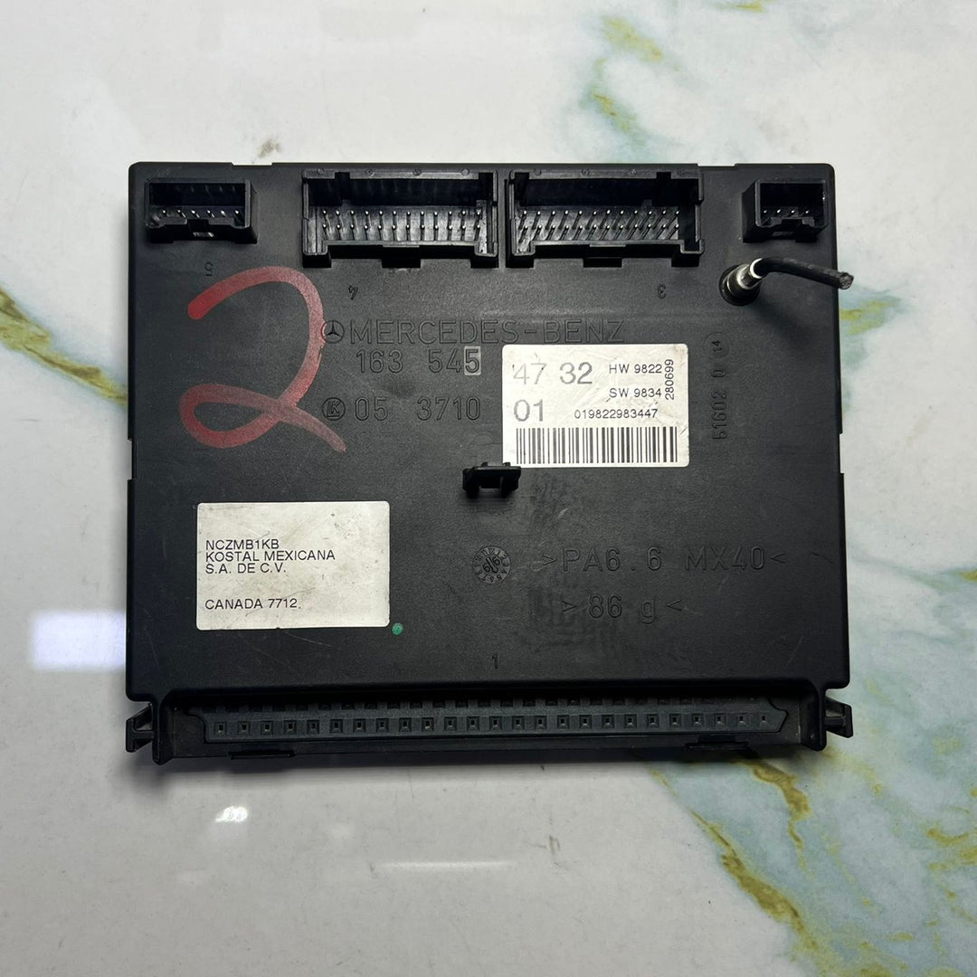 Mercedes-Benz W163 ML -Class Comfort Control Module A163 5454732 OEM