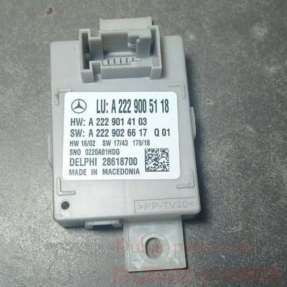 Mercedes Benz W222 Interior Ambient Light Lamp Control Module Unit A222 9005118