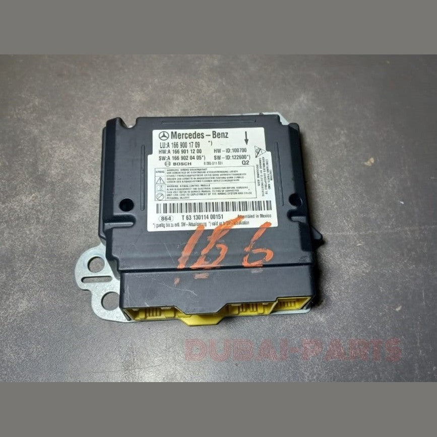 2013-2016 Mercedes-Benz W166 ML350 GL450 GLE Air SRS bag Control Module A166 9001709 OEM