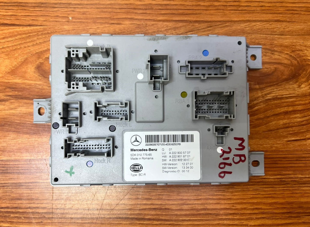 2016-2022 Mercedes-Benz S-Class SAM Body Control Unit A2229005707 W222 OEM