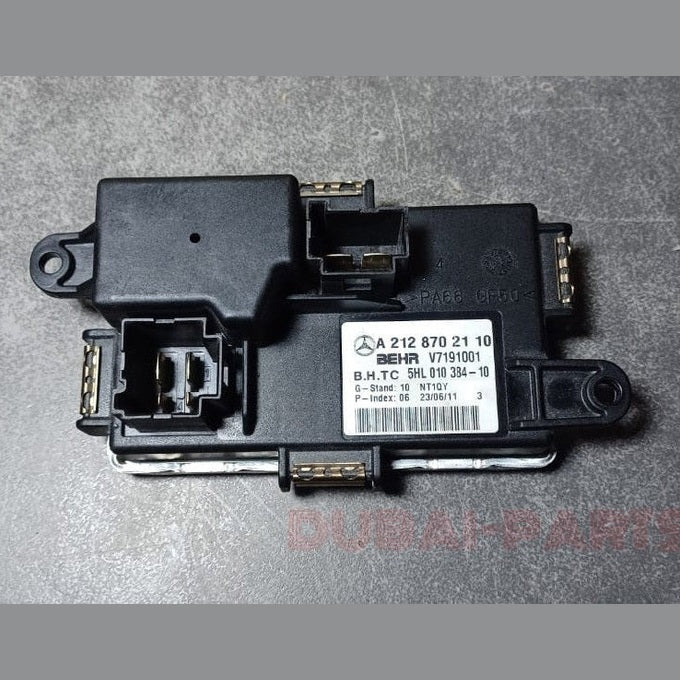 Mercedes-Benz W204 C250 SL400 GLK350 AC A/C Heater Fan Blower Motor Resistor Module A212 870 21 10 OEM