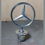 Load image into Gallery viewer, Front Hood Ornament Mounted Star Emblem Fit For Mercedes Benz C E S AMG Silver