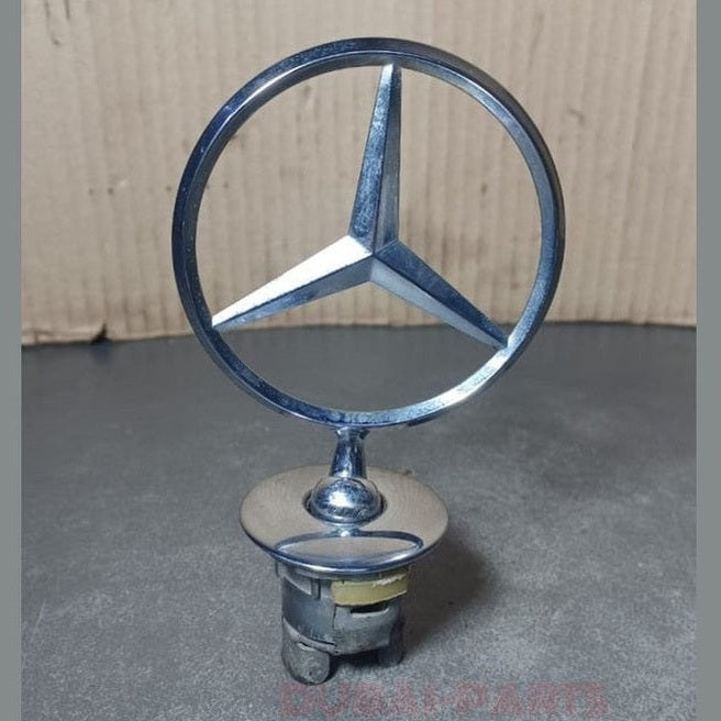 Front Hood Ornament Mounted Star Emblem Fit For Mercedes Benz C E S AMG Silver