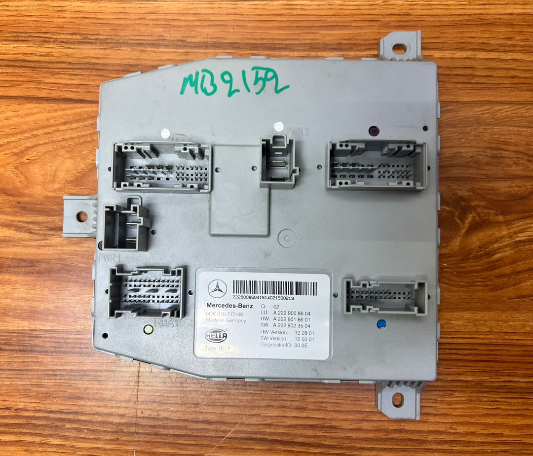 Mercedes-Benz S-Class Front Body Control Module A2229008604 W222 OEM