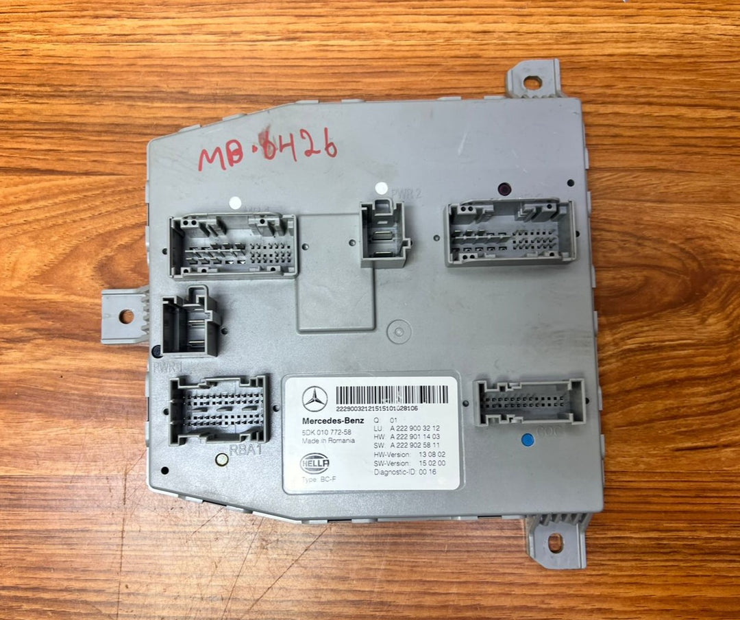 2015-2017 Mercedes-Benz S550 SAM Body Control Unit A2229003212 S-Class W222 OEM