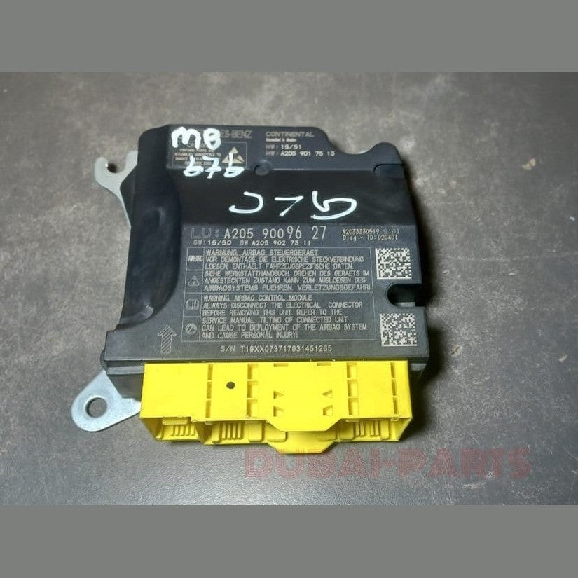 2014-2020 Mercedes-Benz C-Class W205 Air SRS bag Control Module A205 9009627 OEM