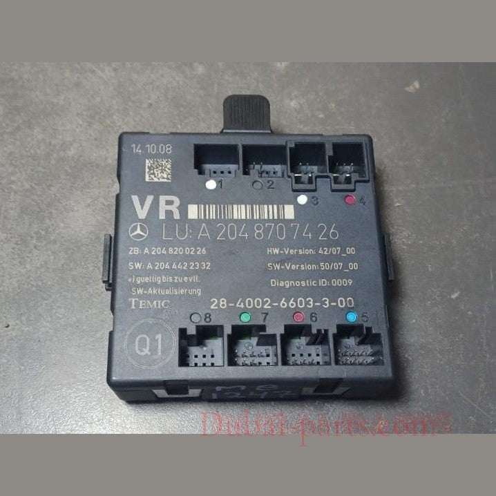 08-15 Mercedes W204 C-Class Front Right Door Control Module A204 8707426 OEM