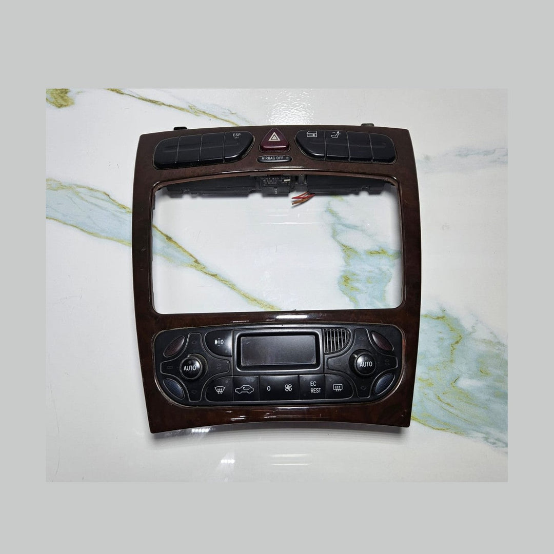 Mercedes W203 C-Class Heater Climate Control Switch Trim Panel A203 8300985 OEM