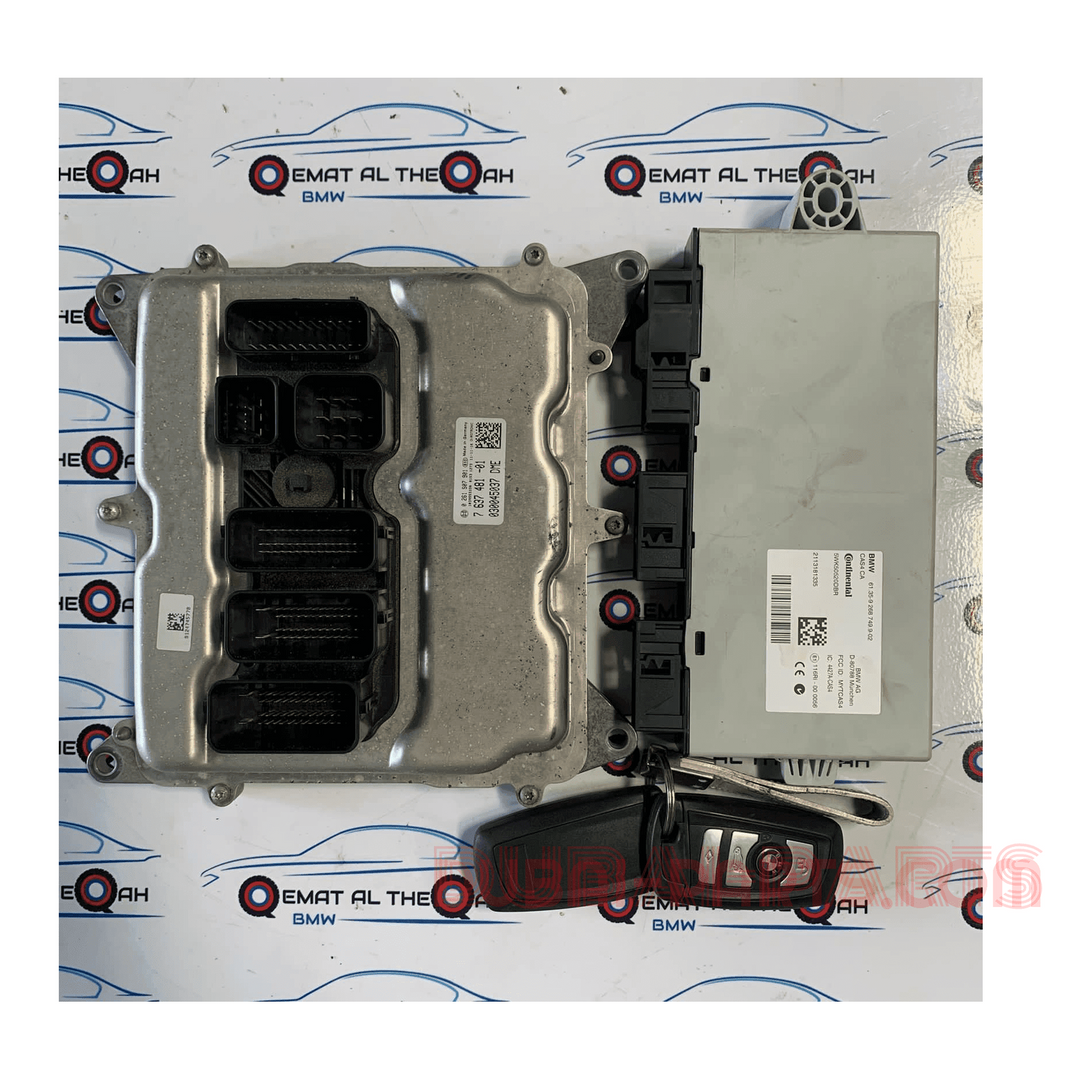 وحدة التحكم الإلكترونية للمحرك BMW-7637481 (ECU) F10، N20B20B، 520i موديل 2012، منتج أصلي مستعمل