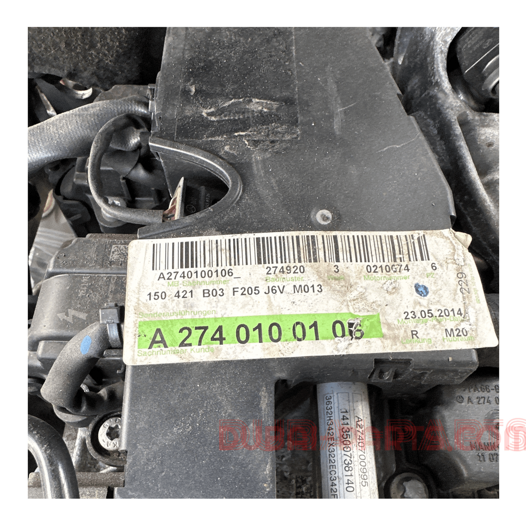 M274920 Mercedes Benz Engine With Gearbox