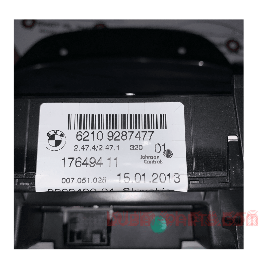 BMW F30 Kombiinstrument Benzin 9287477 2013 Originalteil gebraucht