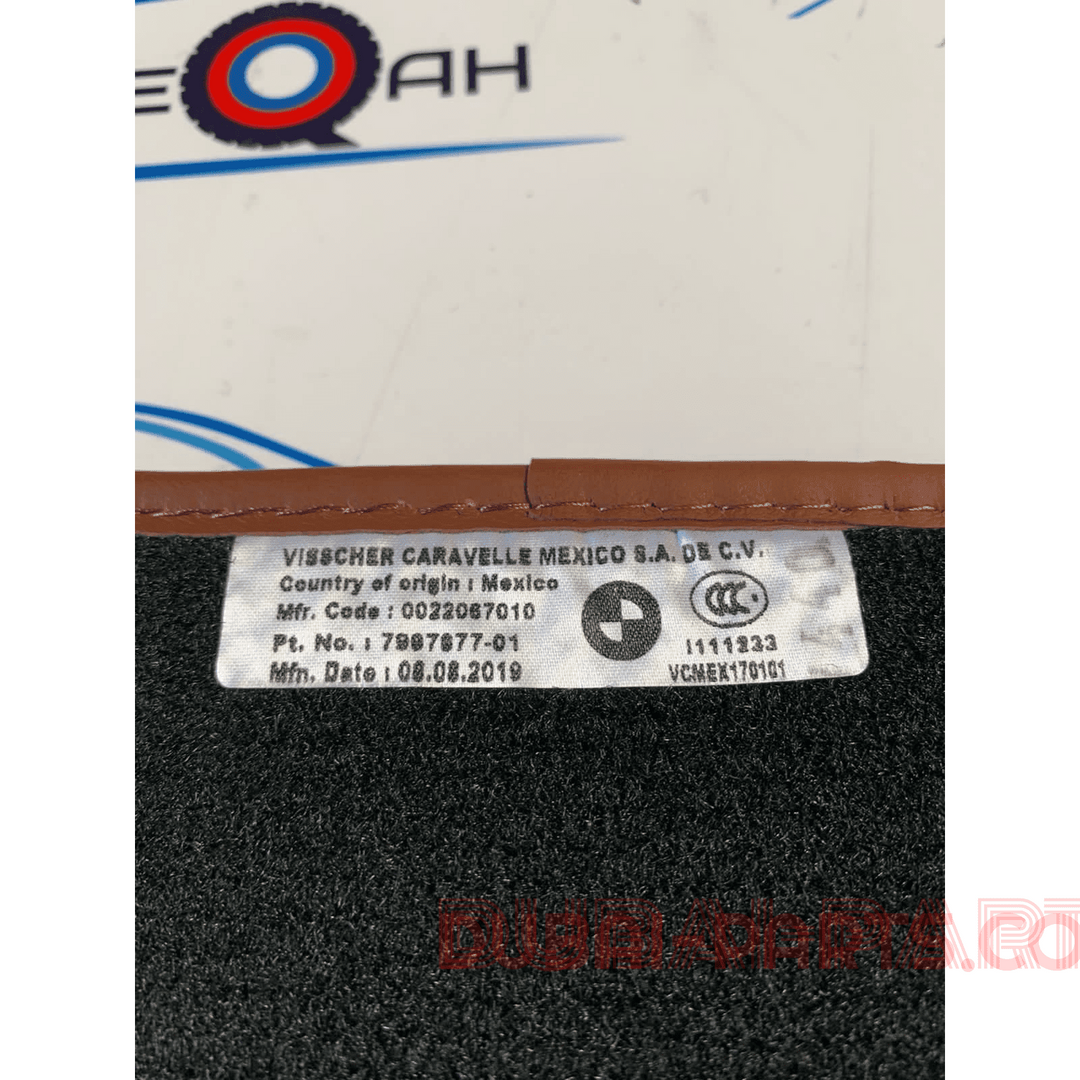 Set of floor mats with edge binding Bmw G06 X6