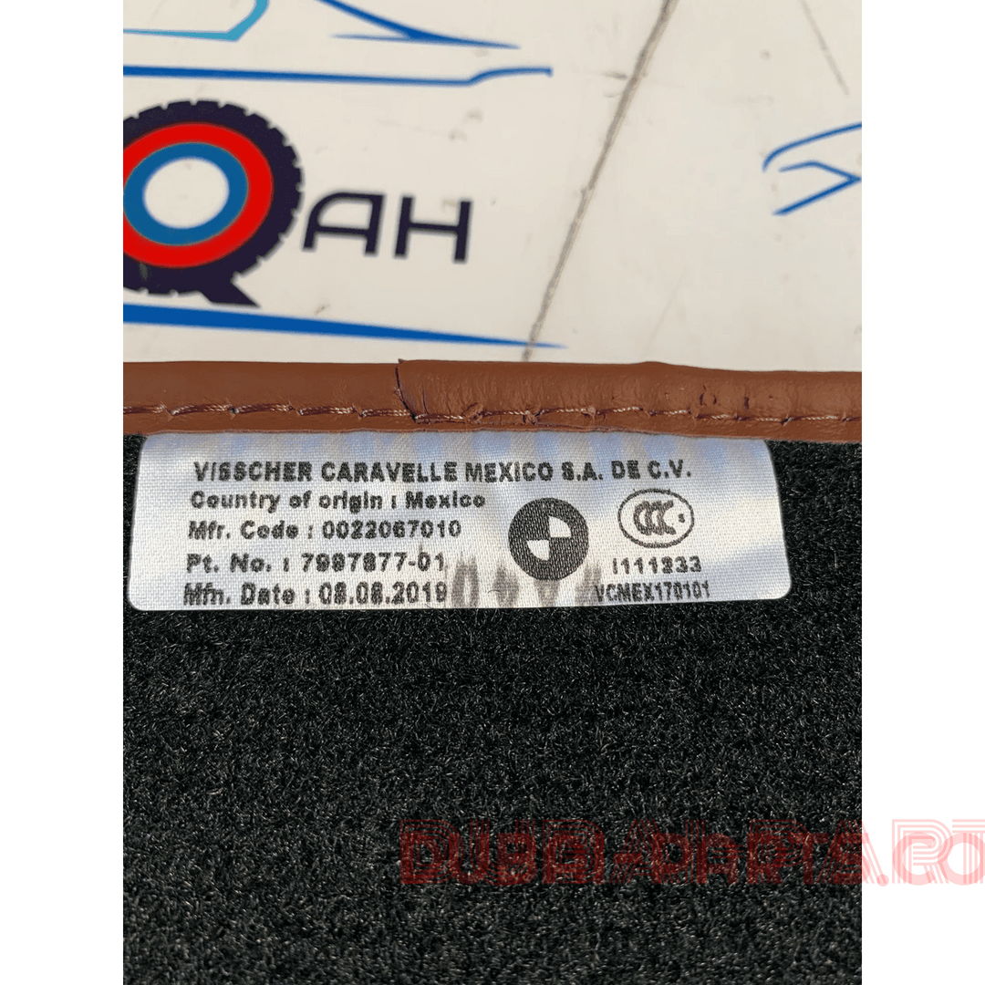 Set of floor mats with edge binding Bmw G06 X6