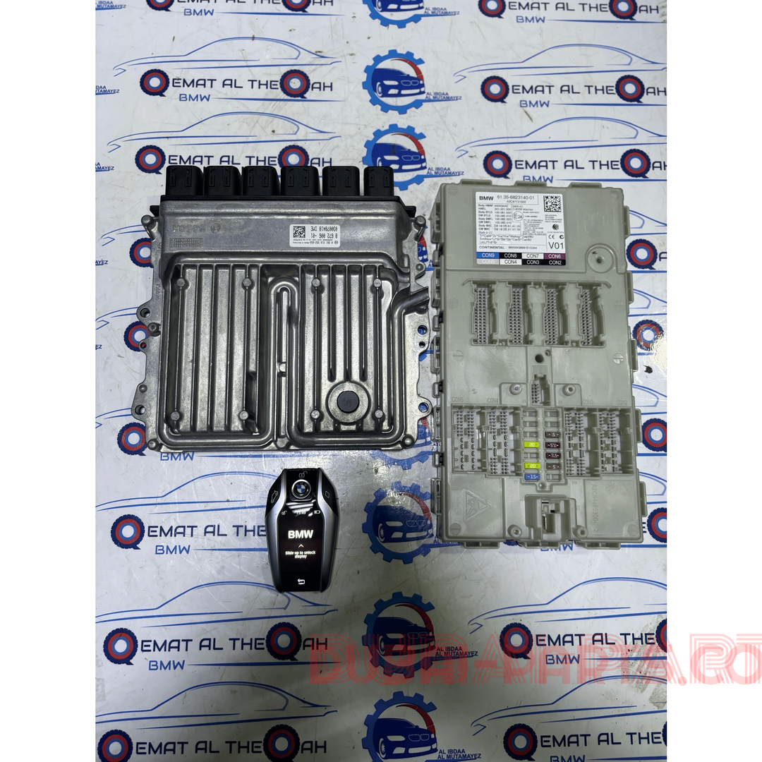 8672006 BMW G12 740i B58B30C Complete DME Start Ignition Key CAS SET OEM