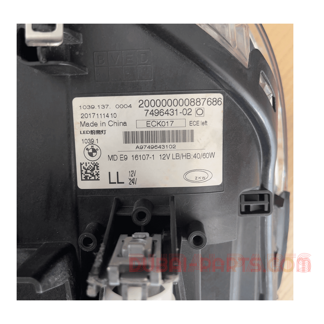 BMW G30 Scheinwerfer 7496431 7458884