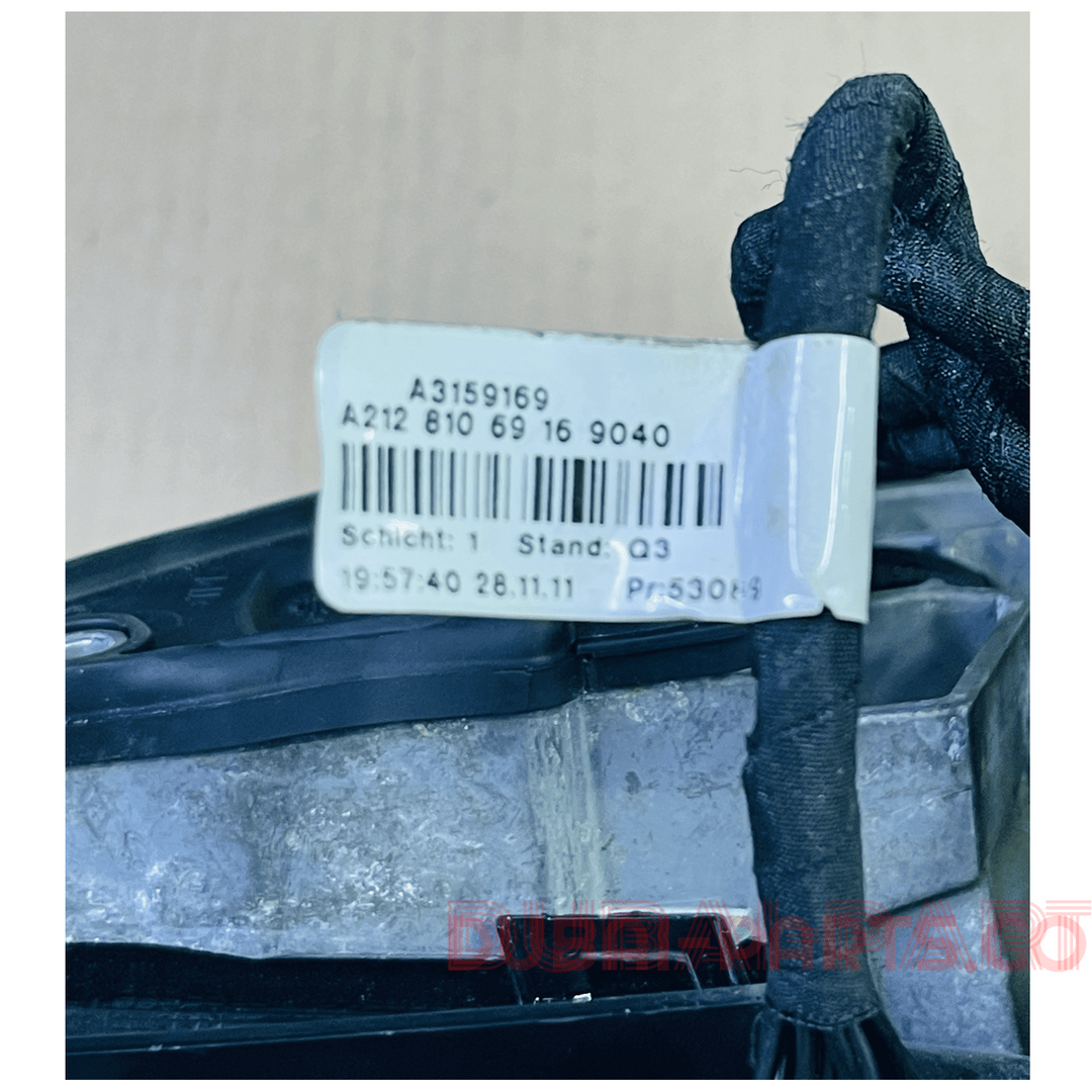 Mercedes-Benz W212 E-Class 2012-2016 Side Mirror Set With Radar Sensor Used OEM