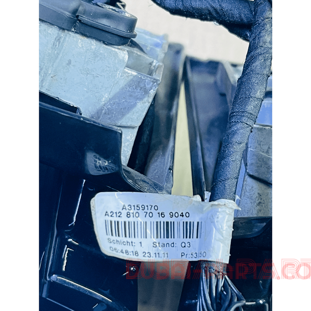 Mercedes-Benz W212 E-Class 2012-2016 Side Mirror Set With Radar Sensor Used OEM