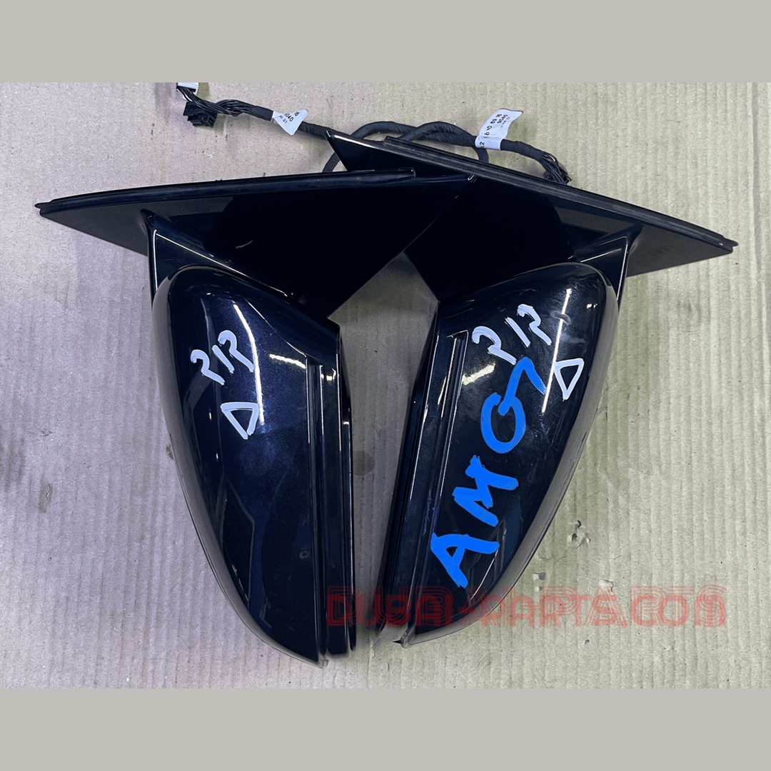 Mercedes-Benz W212 E-Class 2012-2016 Side Mirror Set With Radar Sensor Used OEM